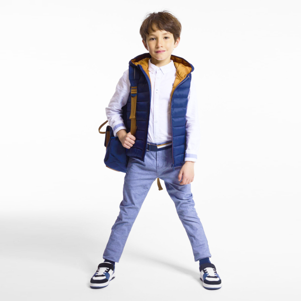 بنطال شينو قماشي مع حزام